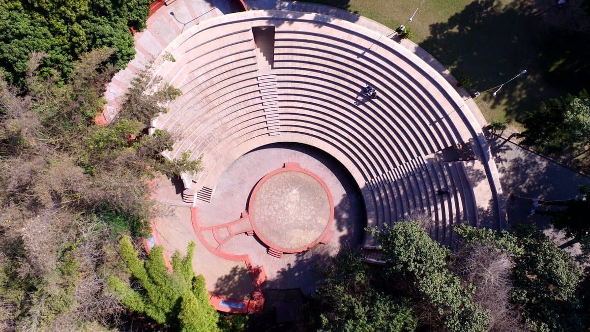 The Rose Bowl amphitheatre at The Doon School, Dehradun